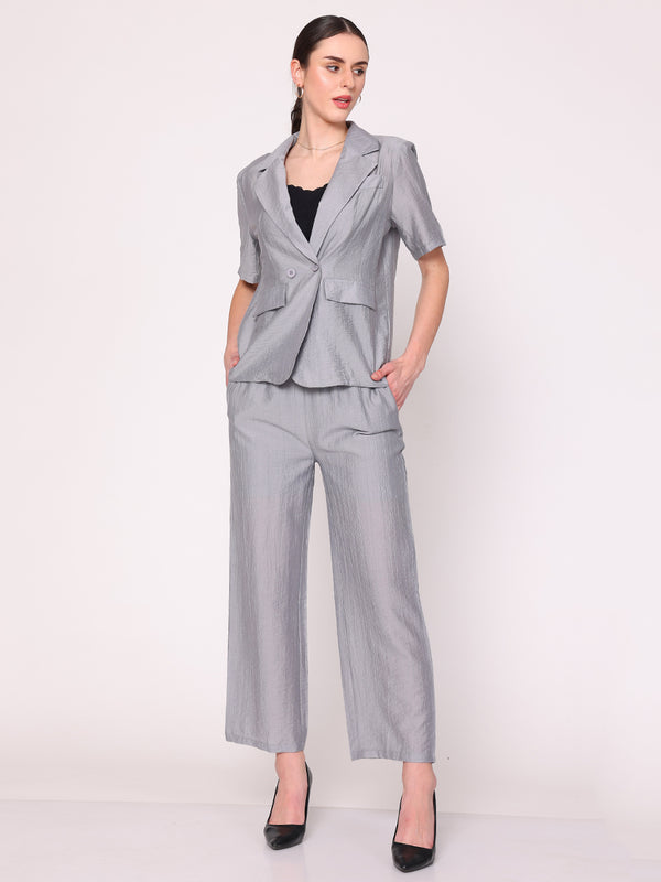 Savvy Formal Brunch Cordset 2Pc's (Grey)