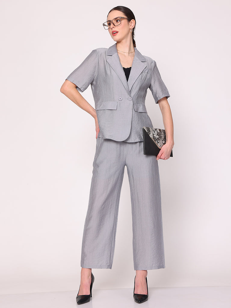 Savvy Formal Brunch Cordset 2Pc's (Grey)