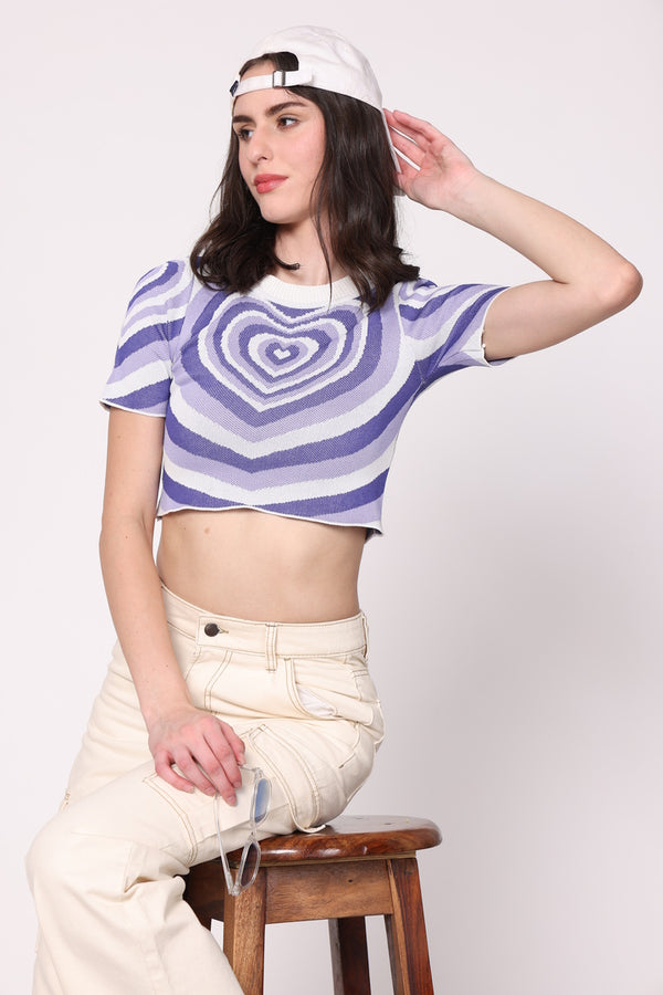 Heart it Out Croptop Tees