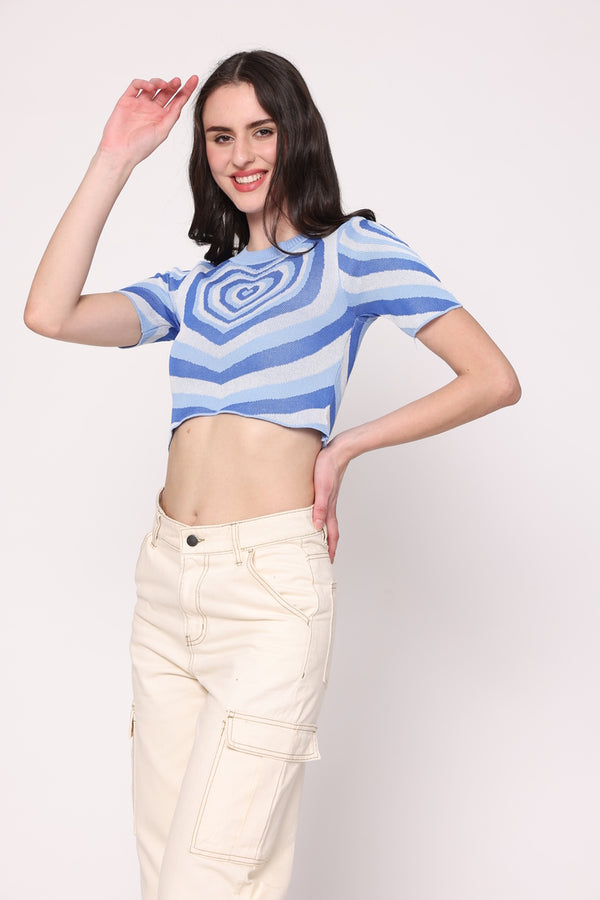 Heart it Out Croptop Tees