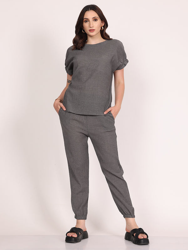 Cynthia Supercomfy Jogger Cordset (Grey)