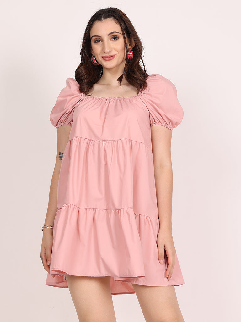 All-Star Pop Colour's Short Dress (Baby Pink)