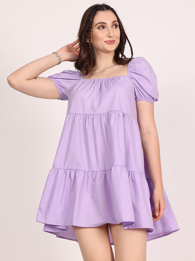 All-Star Pop Colour's Short Dress (Lavender)