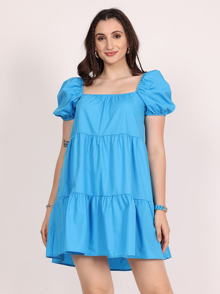 All-Star Pop Colour's Short Dress (Bright Blue)