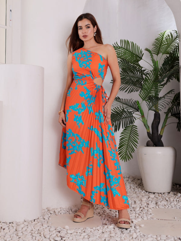 Breeze & Bloom Pleated Dress