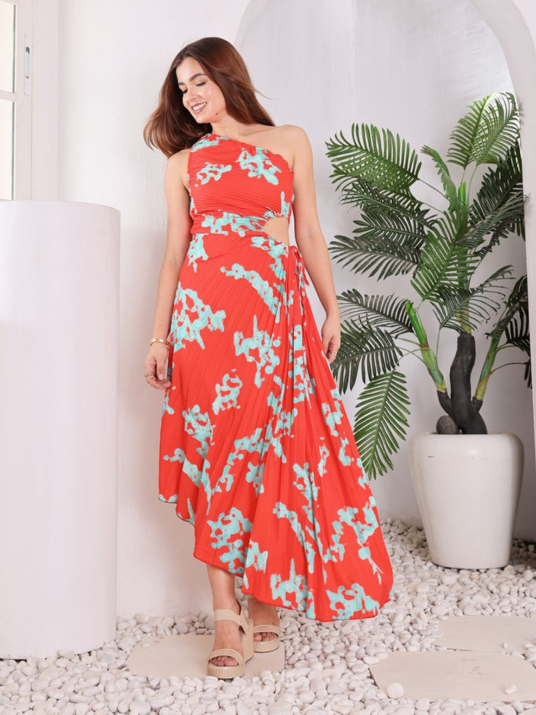 Breeze & Bloom Pleated Dress