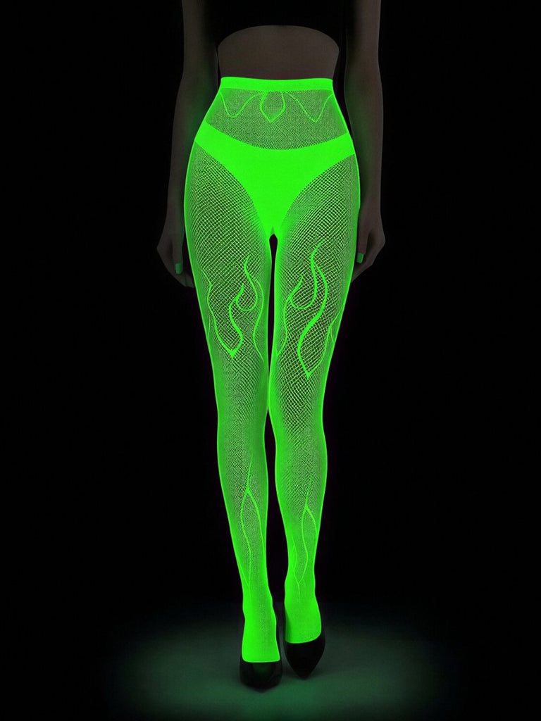 Glow in Dark White Stockings
