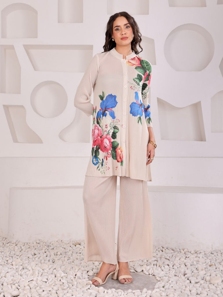 Floral Pleated Magic Cordset
