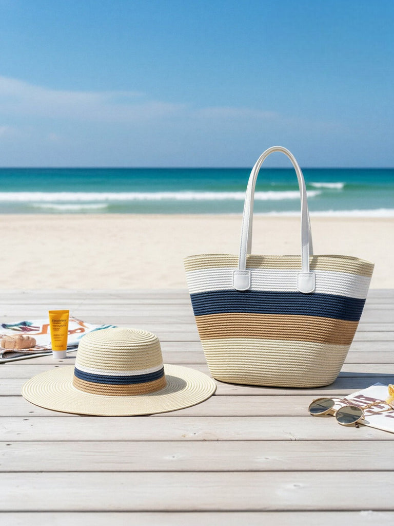 Summer Beach Hat & Tote Bag