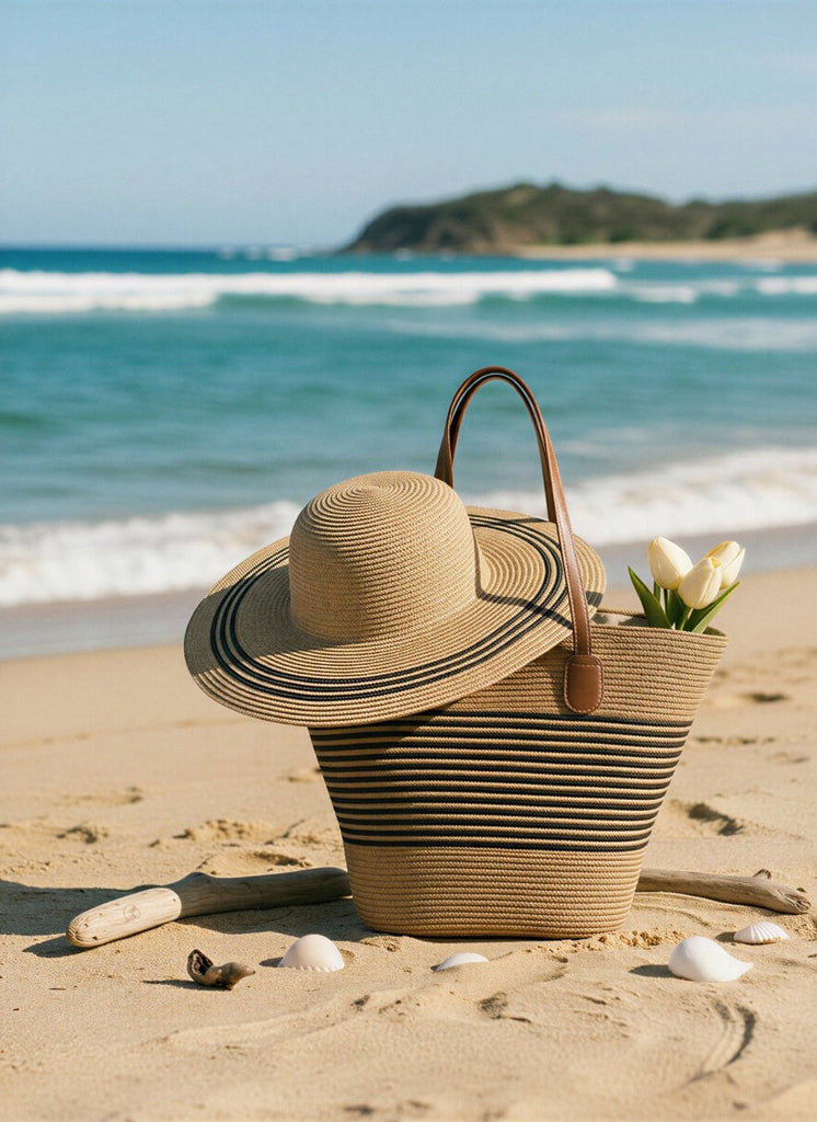 Summer Beach Hat & Tote Bag