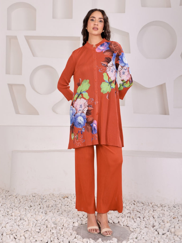 Floral Pleated Magic Cordset
