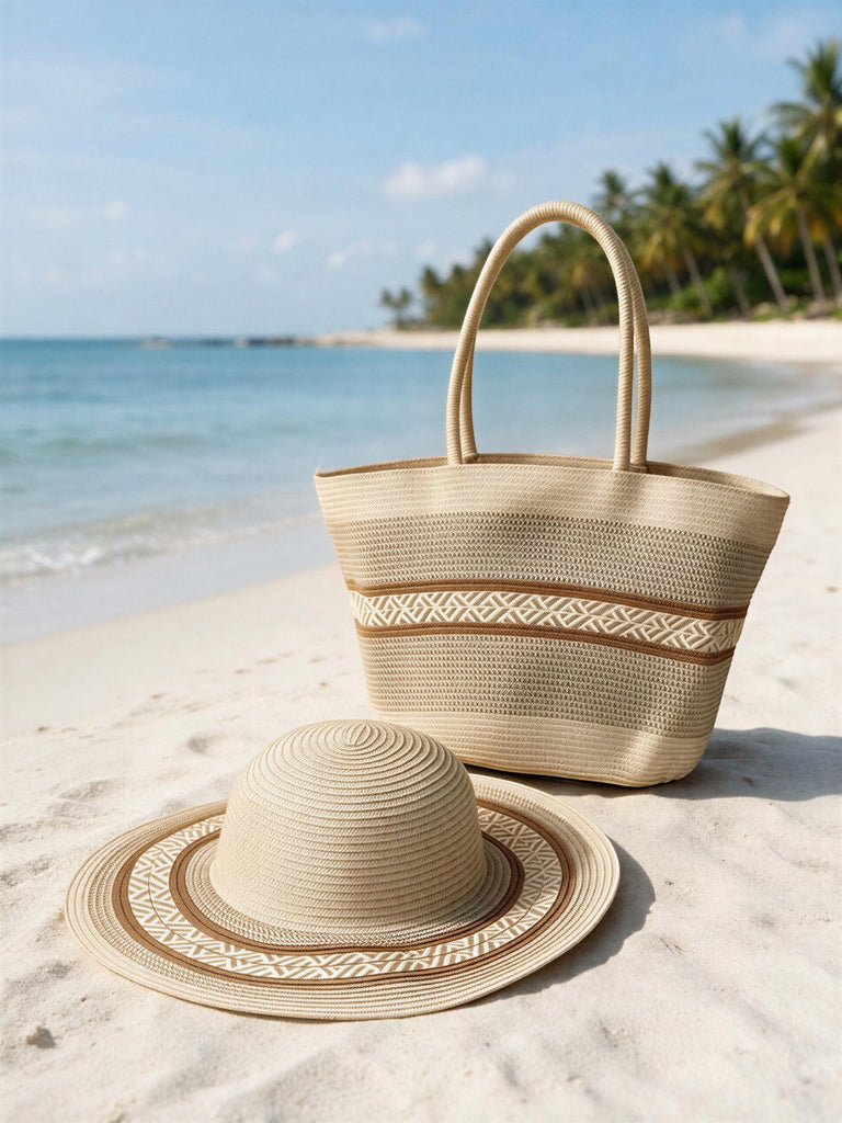 Summer Beach Hat & Tote Bag