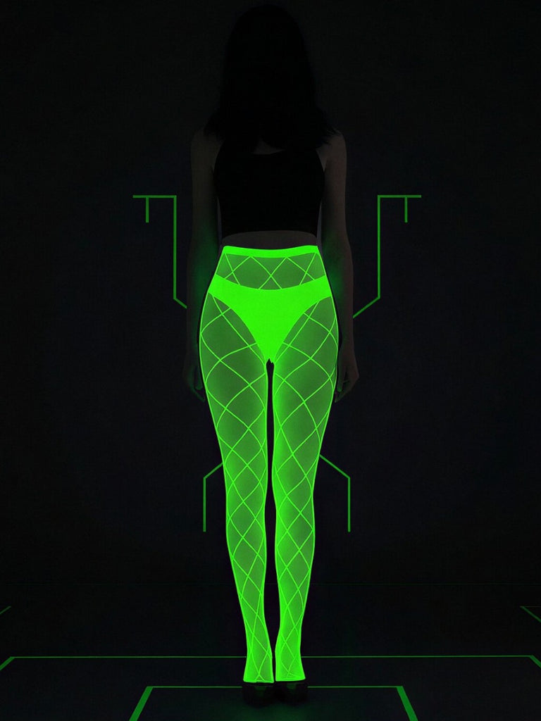 Glow in Dark White Stockings