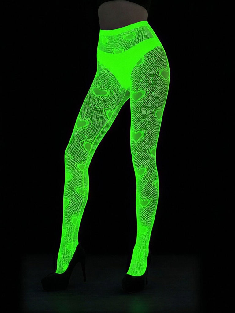 Glow in Dark White Stockings