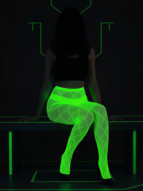Glow in Dark White Stockings