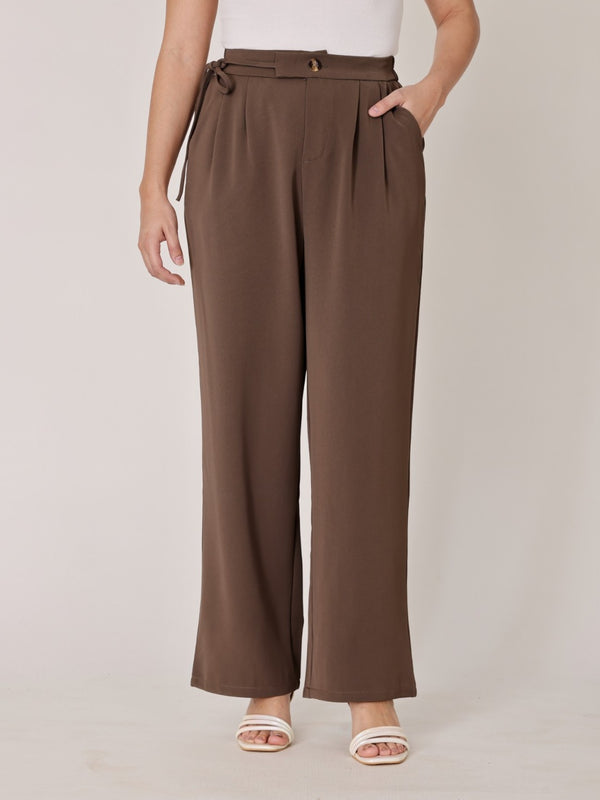 Relaxed Fit Side Tie Trousers
