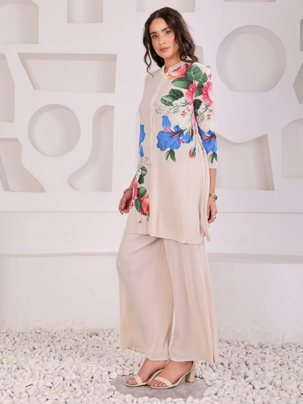 Floral Pleated Magic Cordset