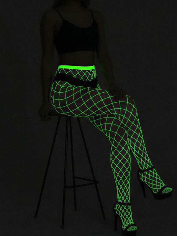 Glow in Dark White Stockings