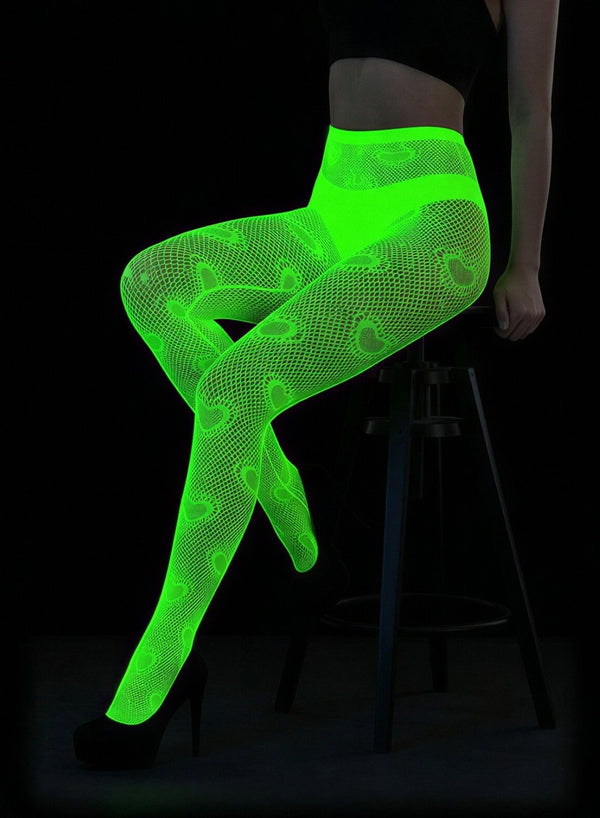 Glow in Dark White Stockings