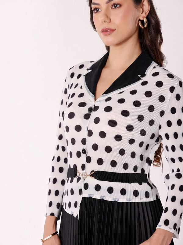 Pleated Magic Flared Dress