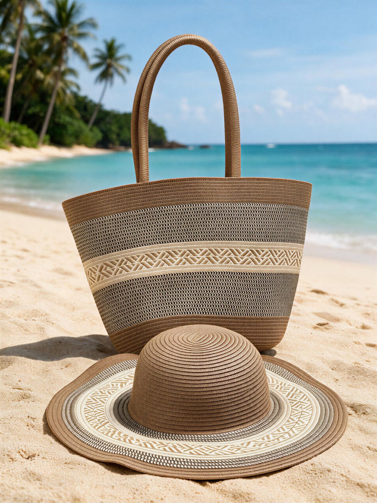 Summer Beach Hat & Tote Bag