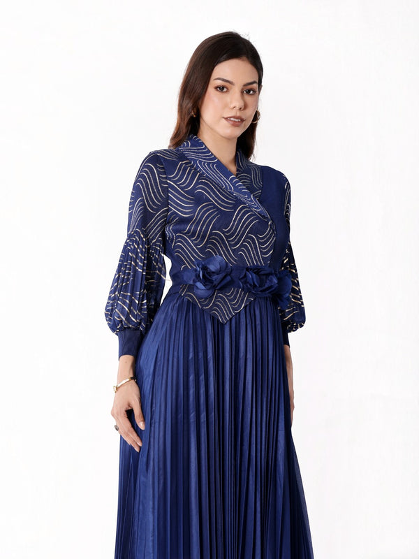 Pleated Magic Flared Dress