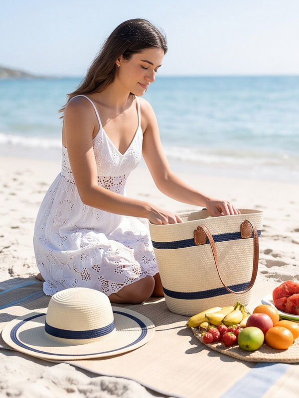 Summer Beach Tote Bag & Hat (Copy)