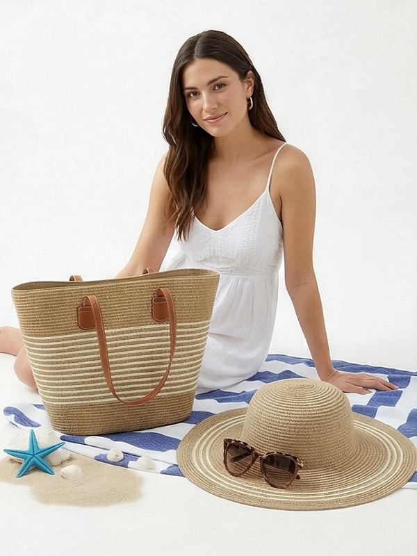 Summer Beach Hat & Tote Bag