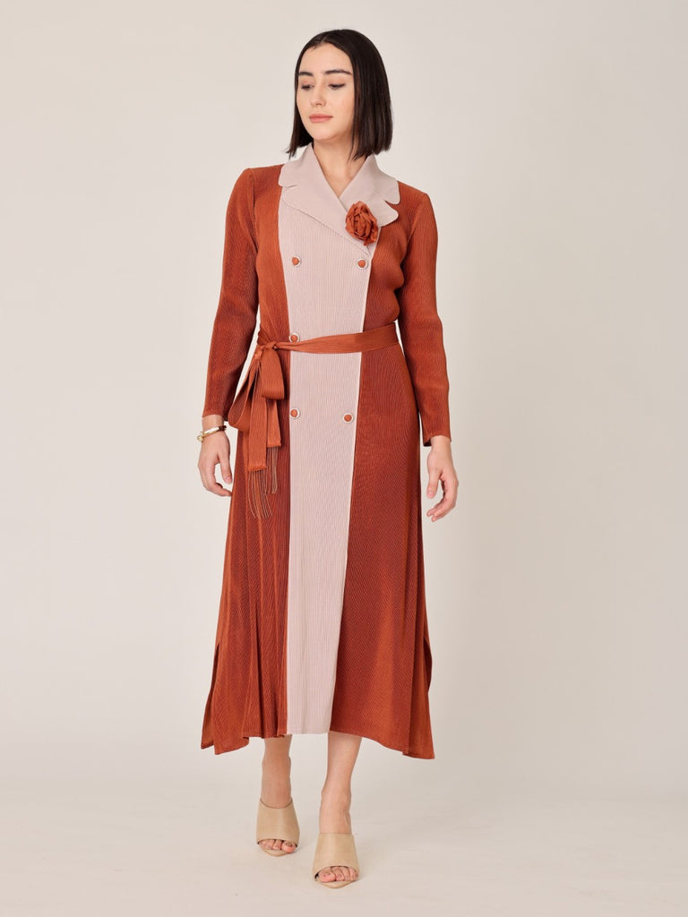 Pleated Magic Flared Dress