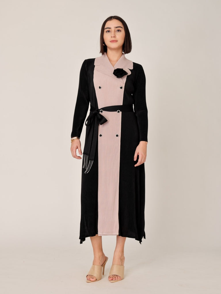 Pleated Magic Flared Dress