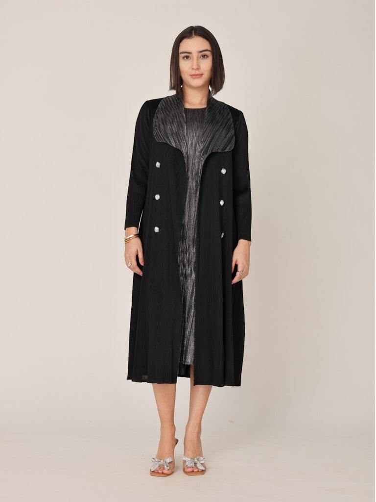 Pleated Magic Flared Dress
