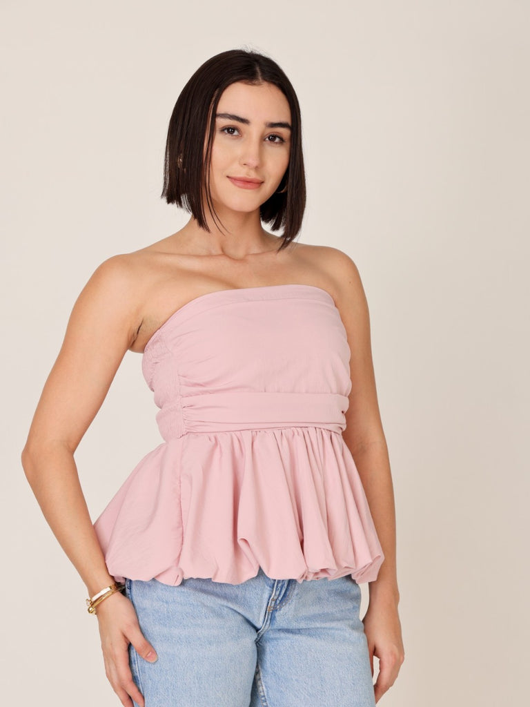 Frill Tube Short Top