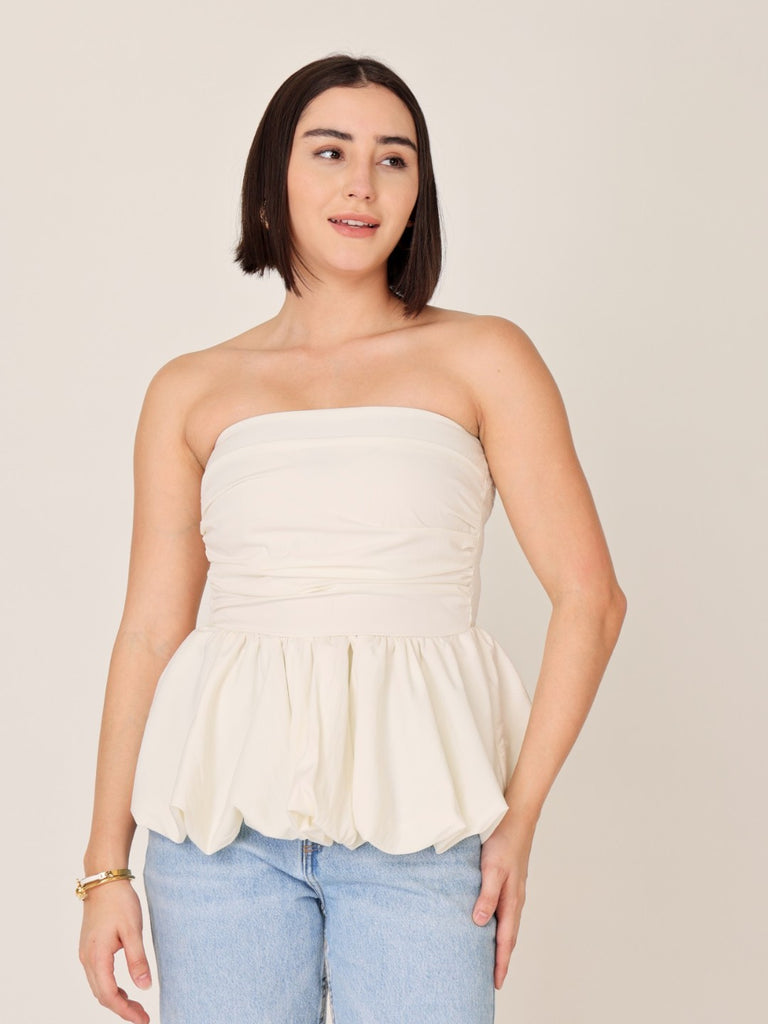 Frill Tube Short Top