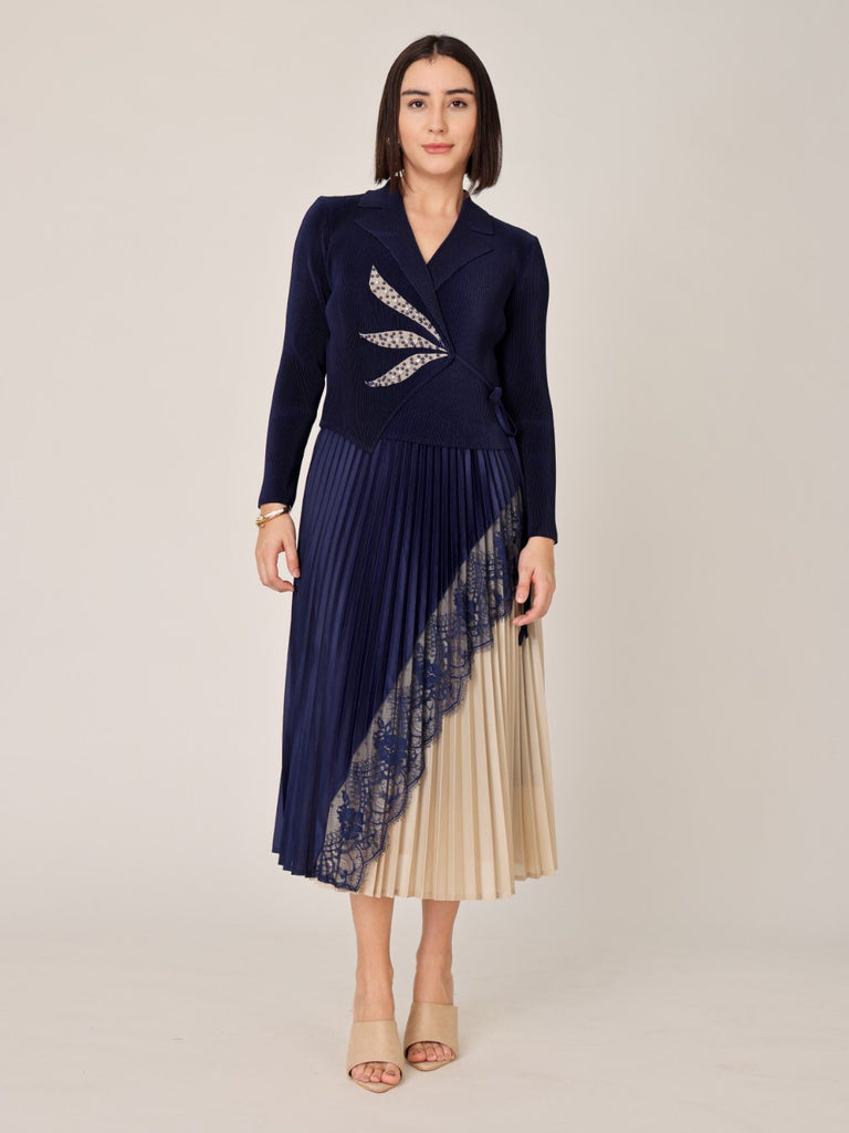 Pleated Magic Flared Dress