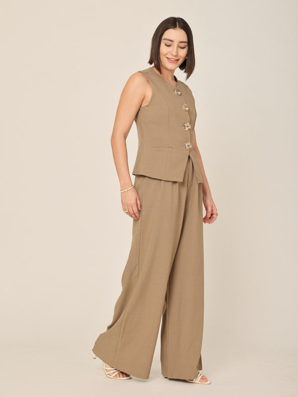 Waistcoat Top And Trousers