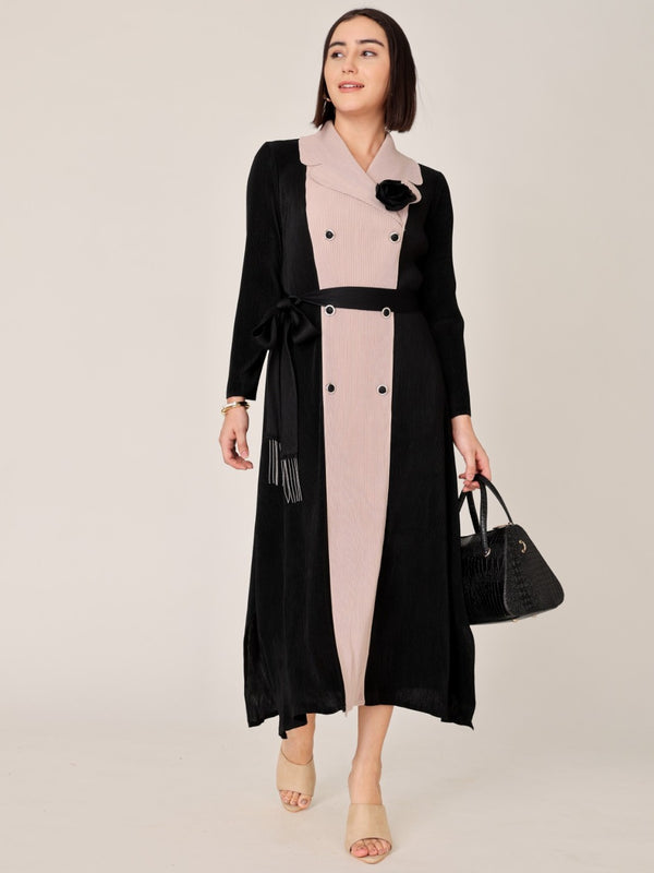 Pleated Magic Flared Dress