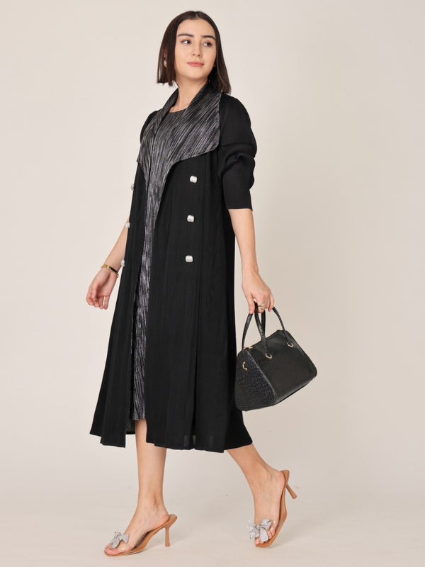 Pleated Magic Flared Dress