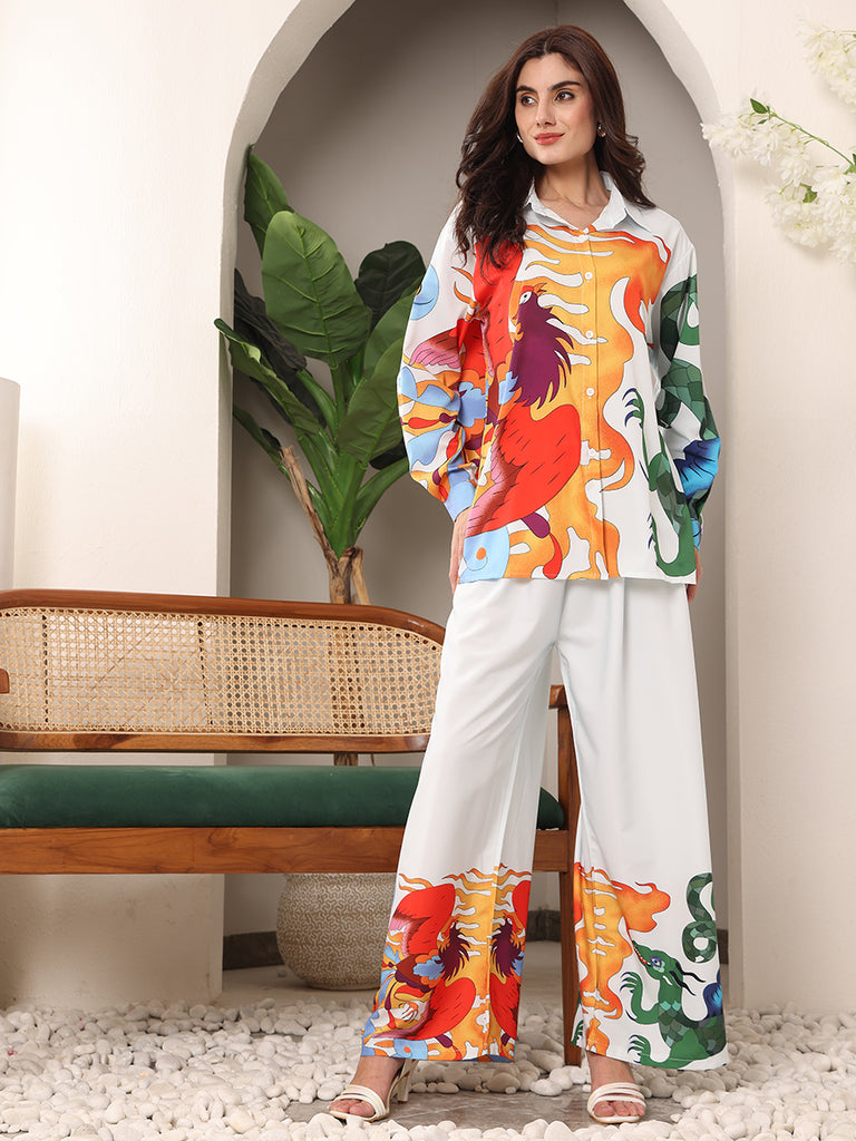 Mother of Dragons Printed Pant Cordset