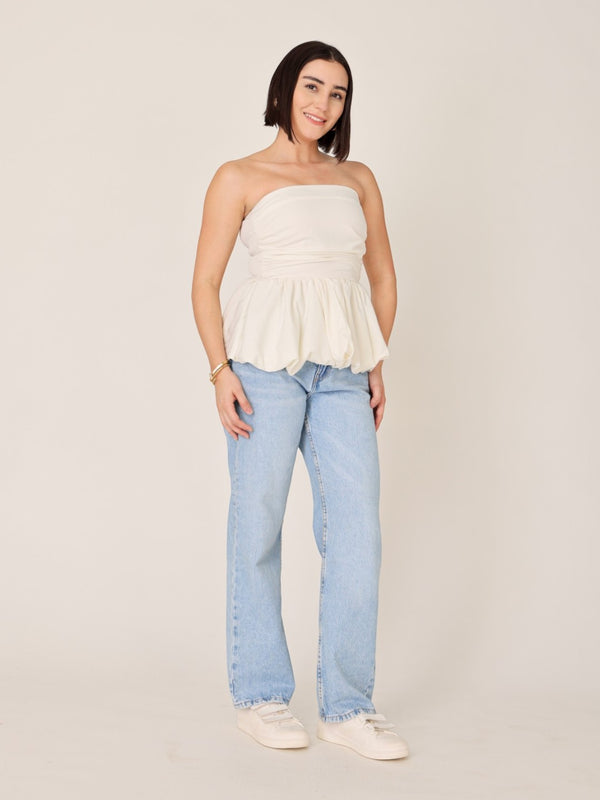 Frill Tube Short Top