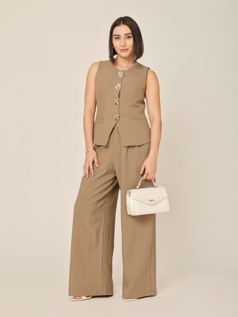 Waistcoat Top And Trousers