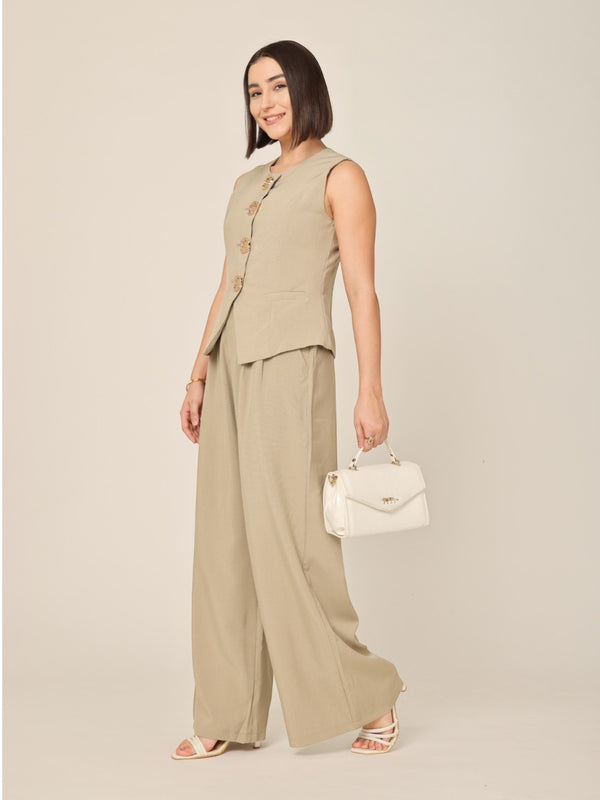 Waistcoat Top And Trousers