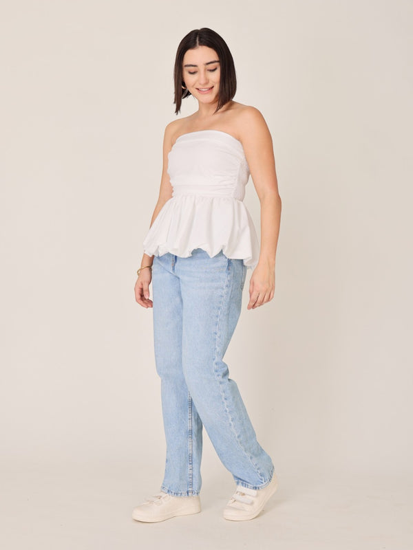 Frill Tube Short Top