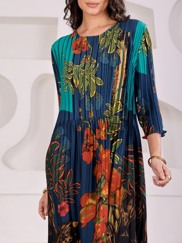 Pleated Magic Flared Dresses