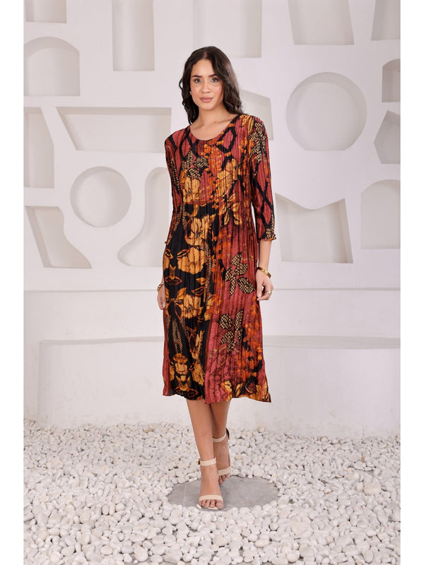 Pleated Magic Flared Dresses