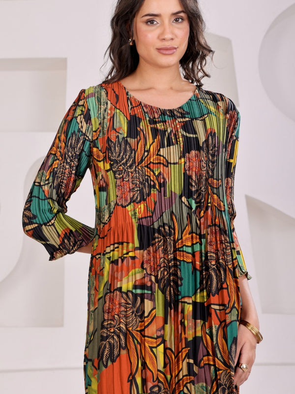Pleated Magic Flared Dresses