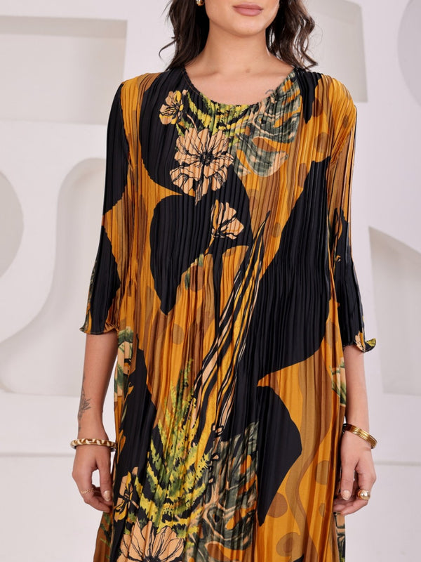 Pleated Magic Flared Dresses