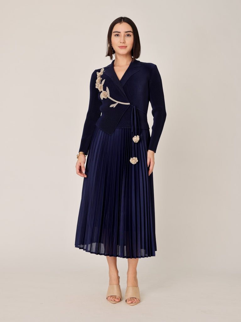 Pleated Magic Flared Dress