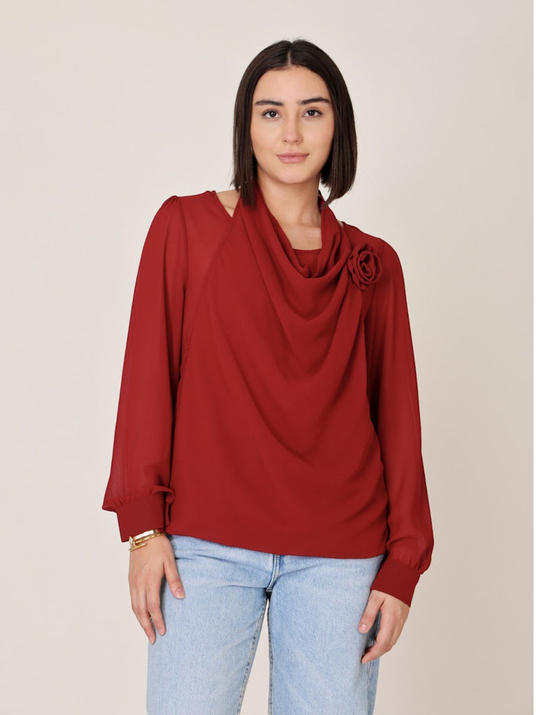 Valentine Rose Halter Neck Top