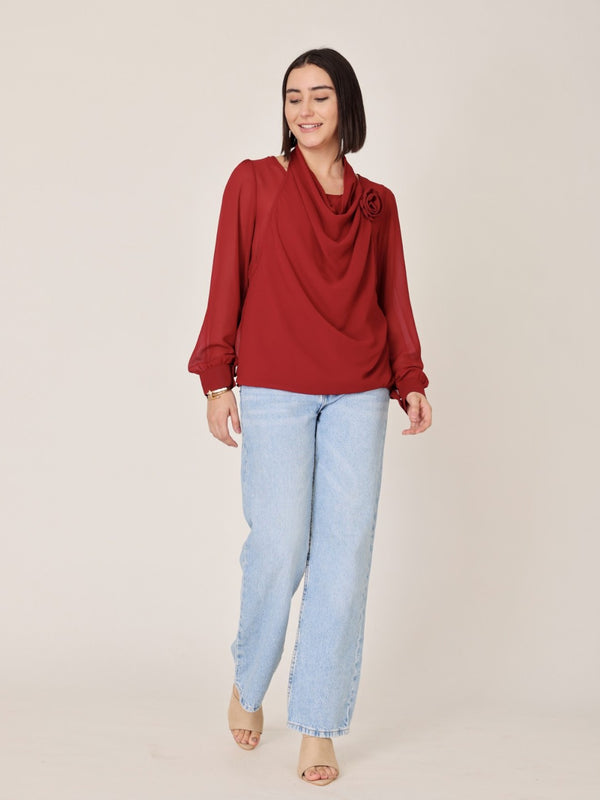 Valentine Rose Halter Neck Top