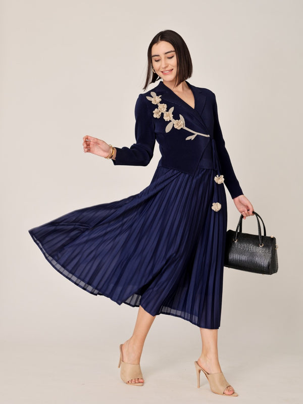 Pleated Magic Flared Dress